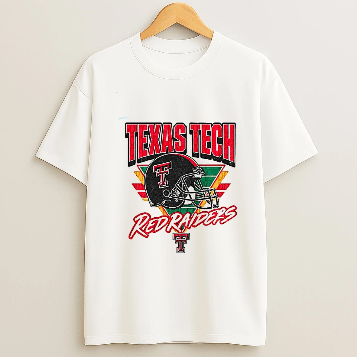 Texas Tech Red Raiders Helmet Game Day Football Vintage T Shirt