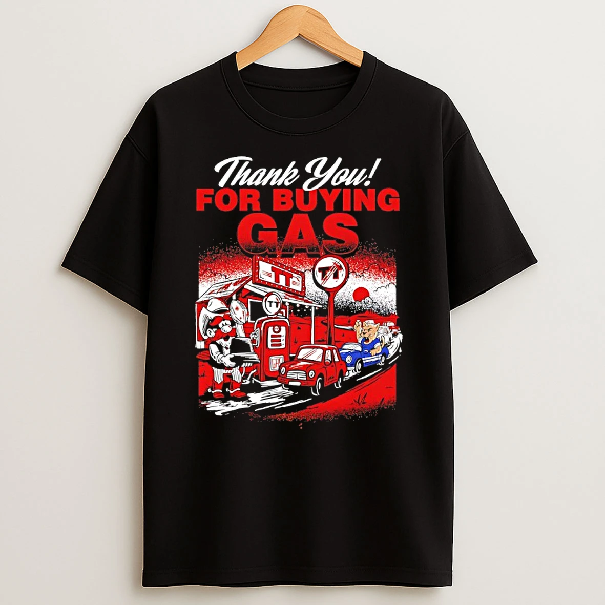 Texas Tech Red Raiders Thank You Byu Cougars For Buying Gas T Shirt