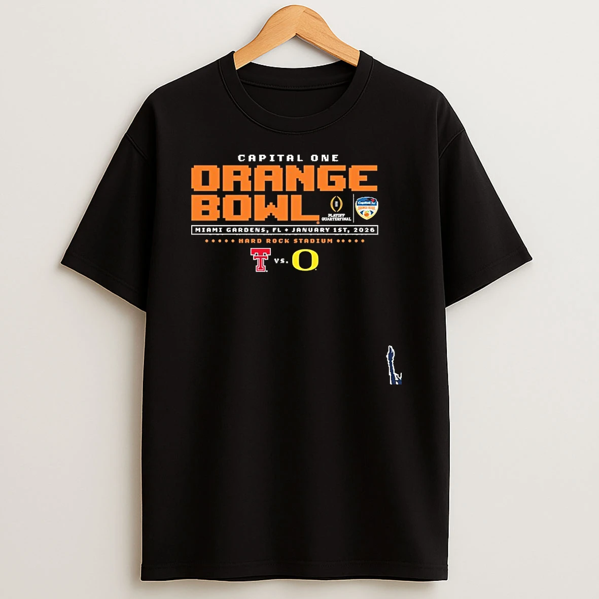 Texas Tech Vs Oregon 2025 Orange Bowl T Shirt