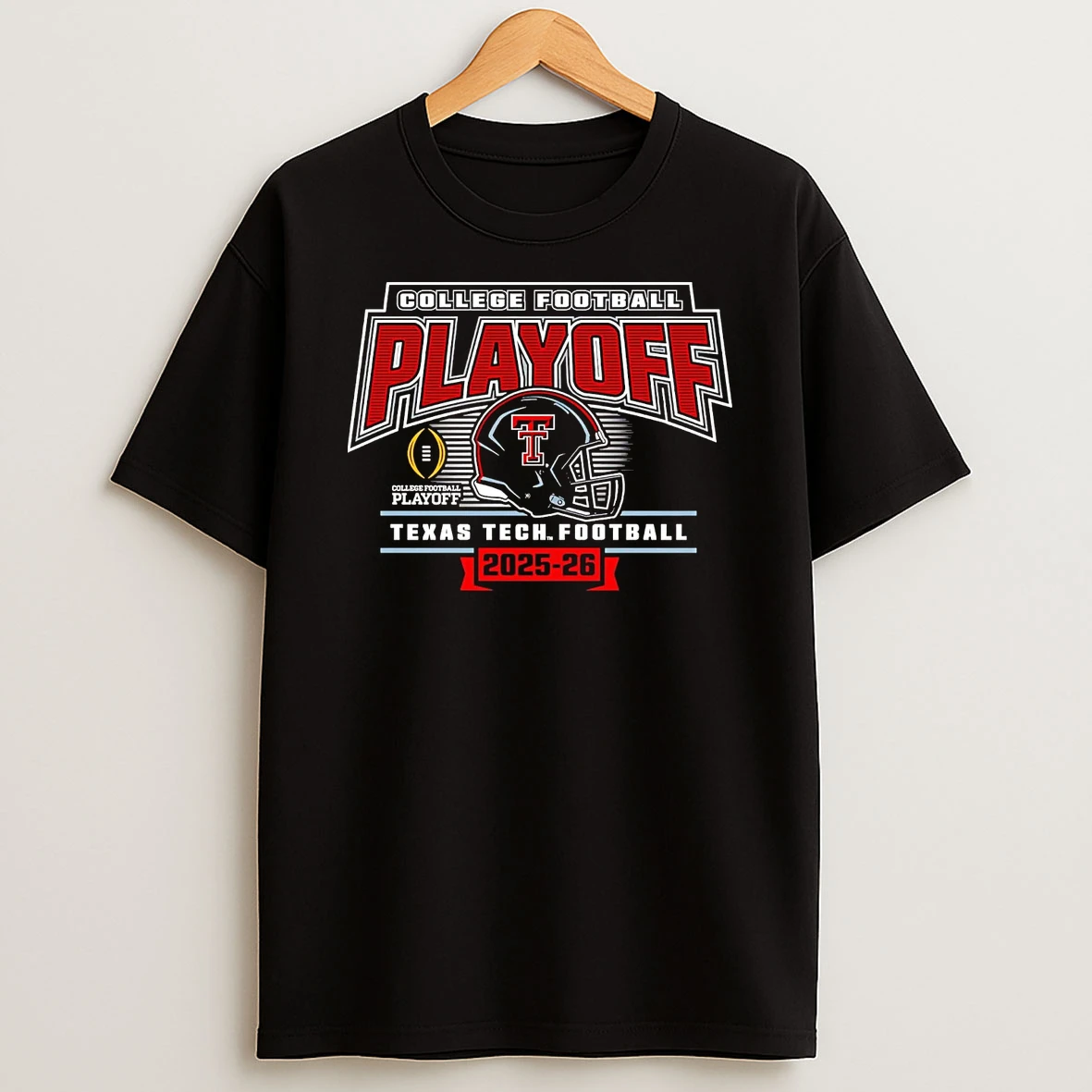 Texas Tech Football 2025 Cfp Helmet T Shirt