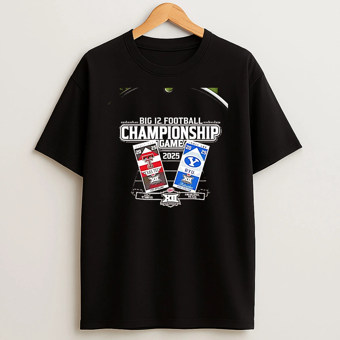 Texas Tech Vs Byu Big 12 Football Championship Game 2025 Chriast T Shirt
