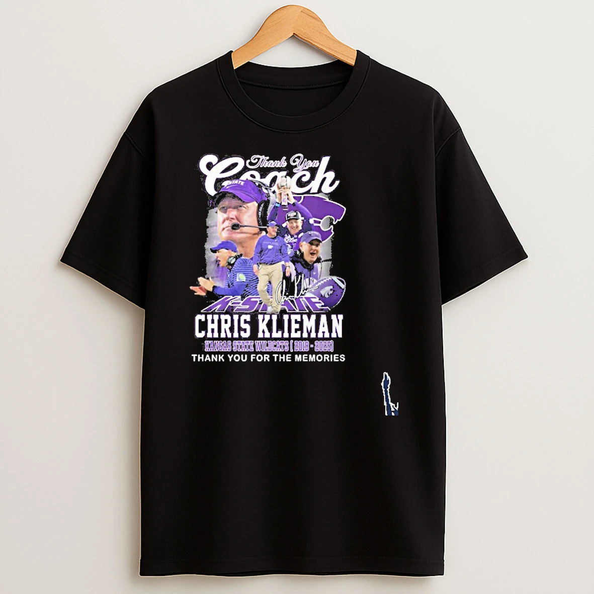 Thank You Coach Chris Klieman K State Wildcats 2019 2025 T Shirt