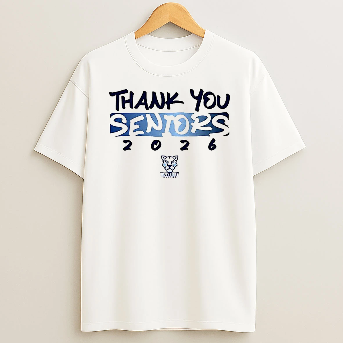 Thank You Seniors 2026 Happy Valley United T Shirt