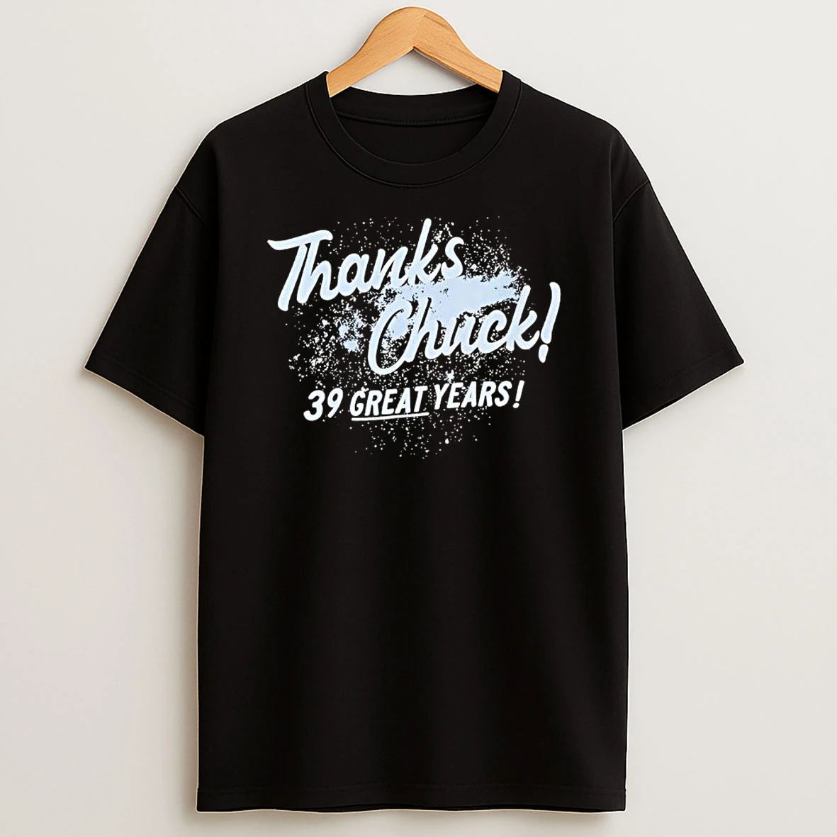 Thanks Chuck 39 Great Years T Shirt