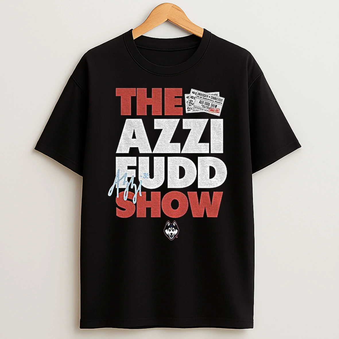 The Azzi Fudd Show Uconn Huskies Basketball Signature T Shirt