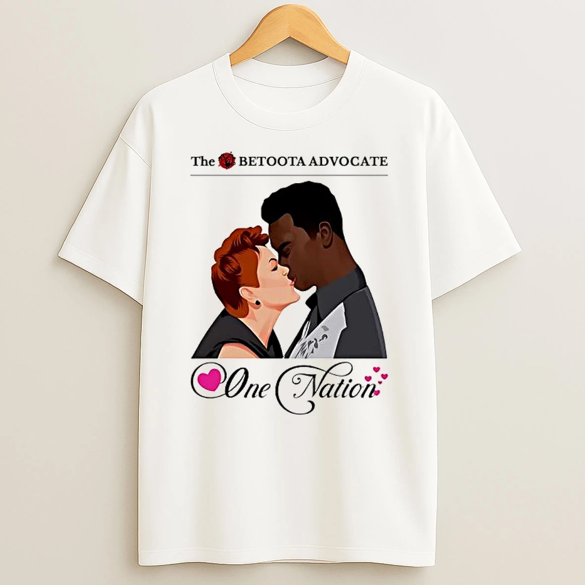 The Betoota Advocate One Nation Soulmates Romantic Couple T Shirt