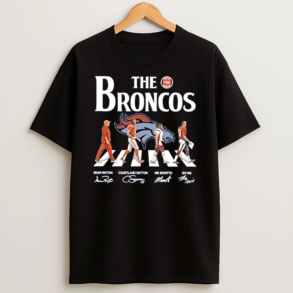 The Broncos Player Signature Abbey Road Signature T Shirt