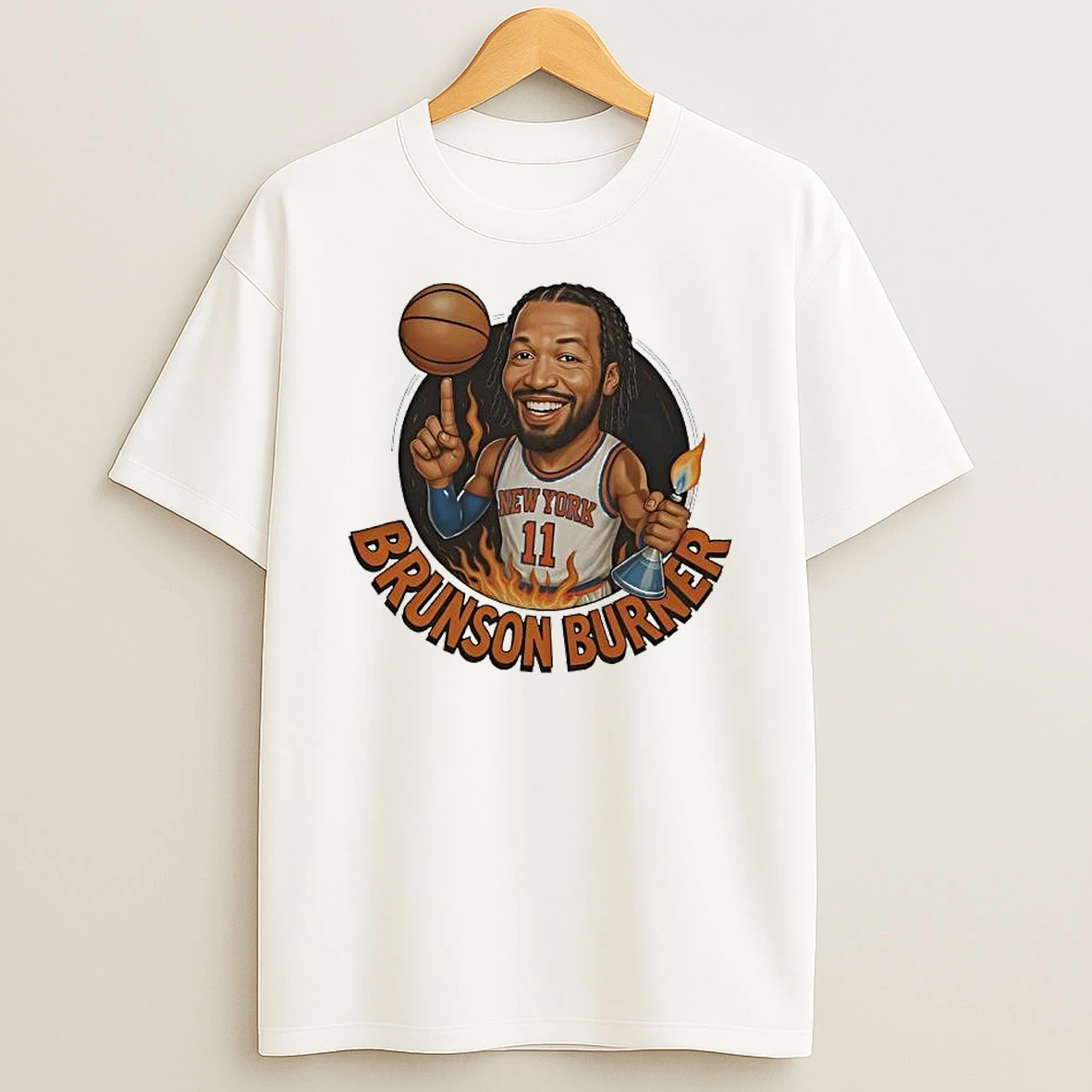 The Brunson Burner New York Knicks Graphic T Shirt
