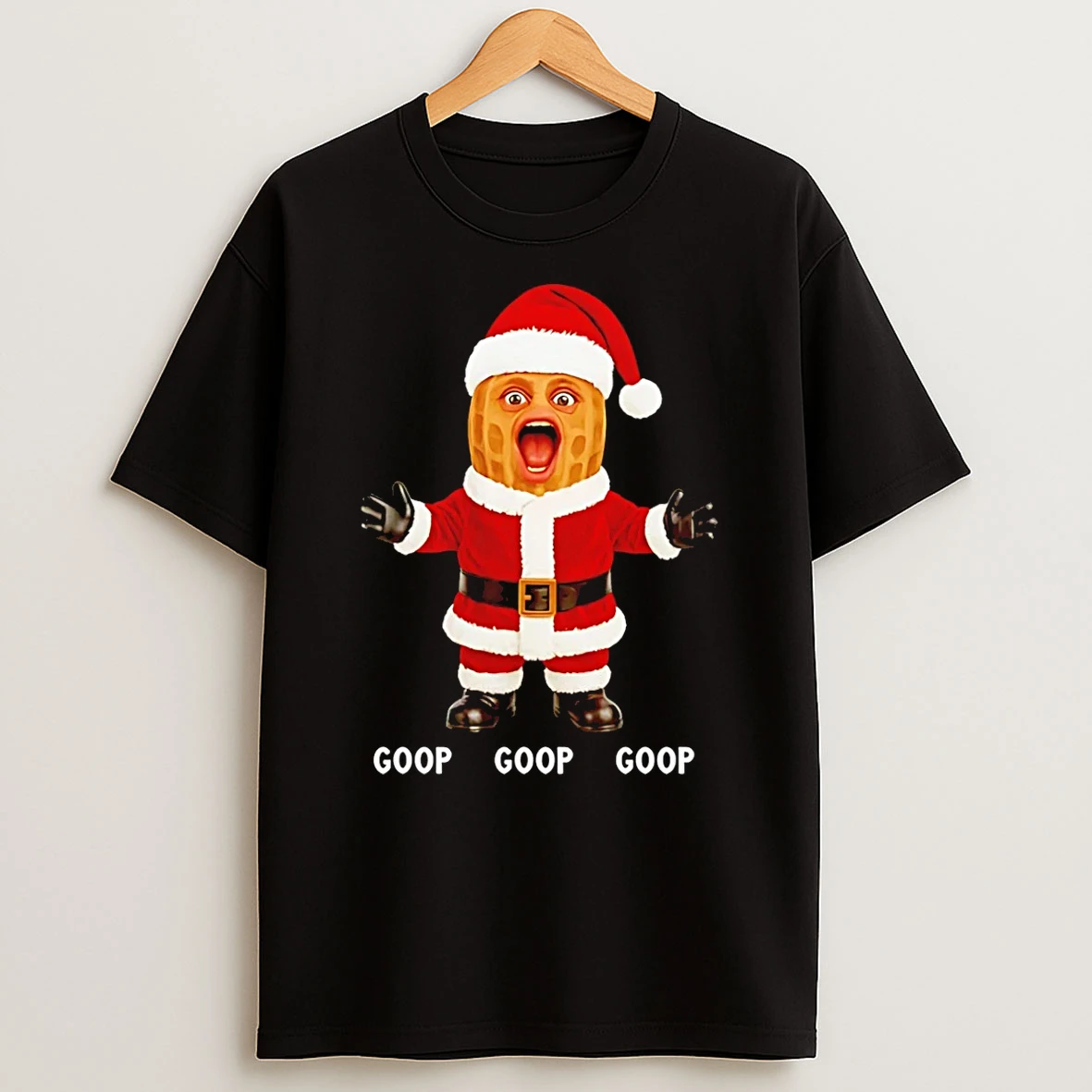 The Burnt Peanut Goop Bungulator Santa Christmas T Shirt