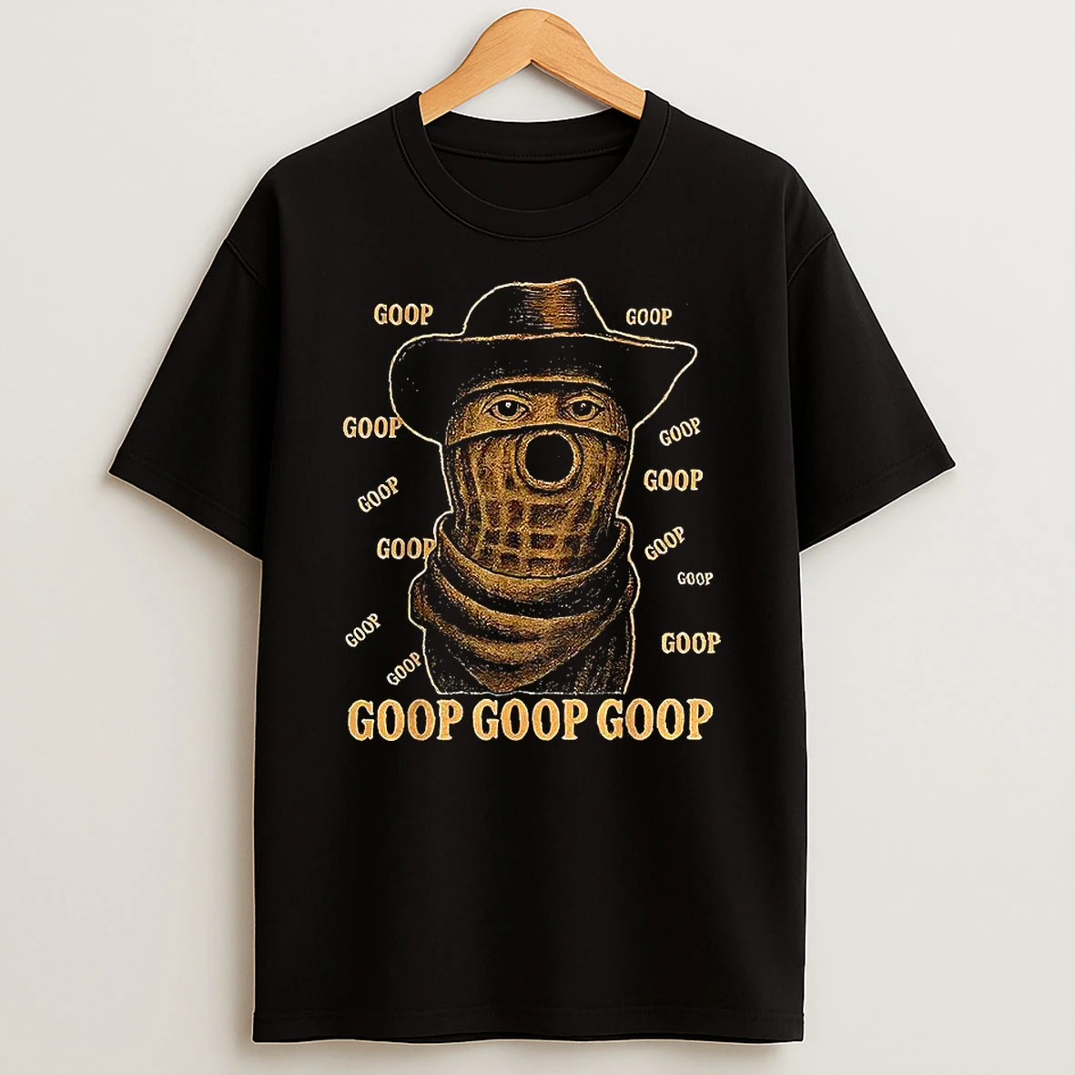 The Burnt Peanut Goop Cowboy Mouth Shape O Meme T Shirt