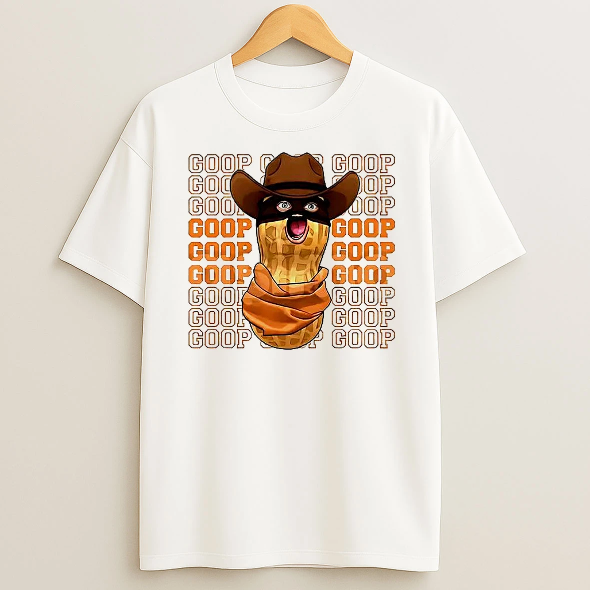 The Burnt Peanut Goop Cowboy Meme T Shirt