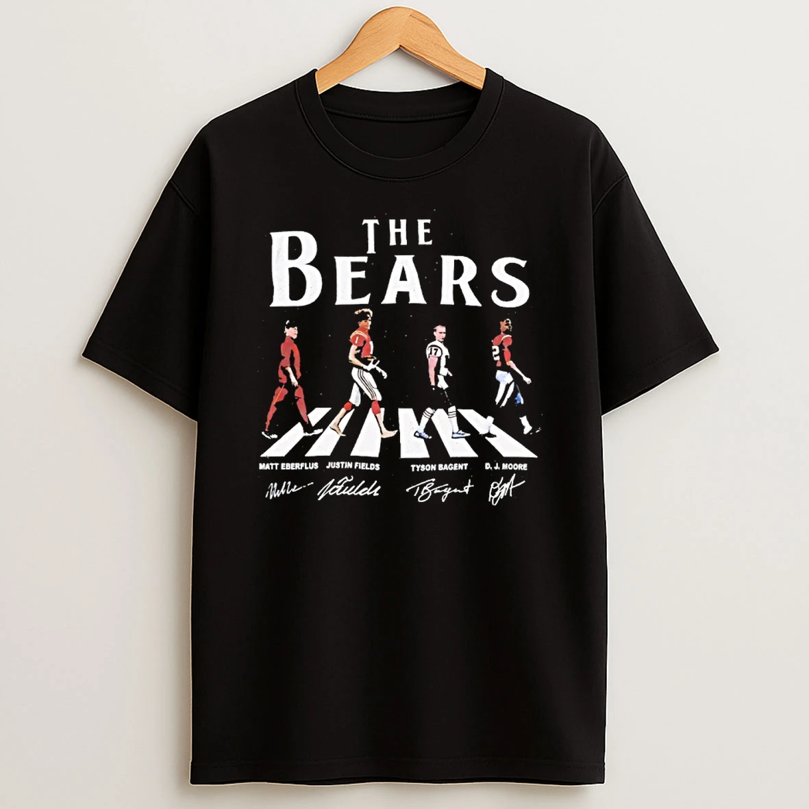 The Chicago Bears Football Legend Abbey Road T Shirt