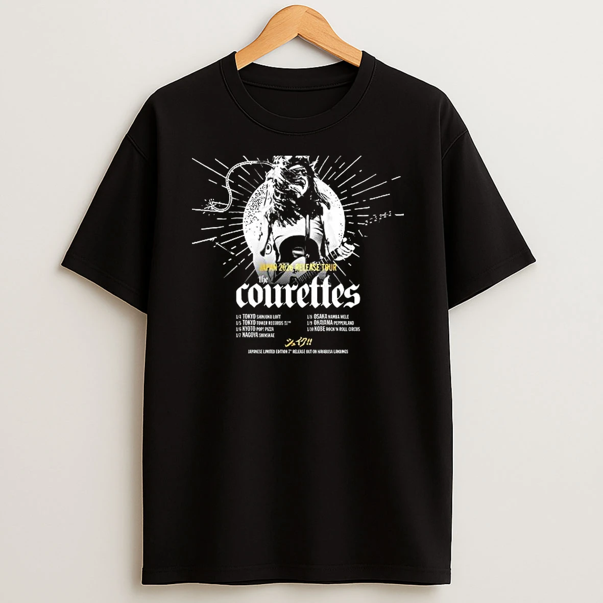 The Courettes Japan 2026 Release Tour T Shirt