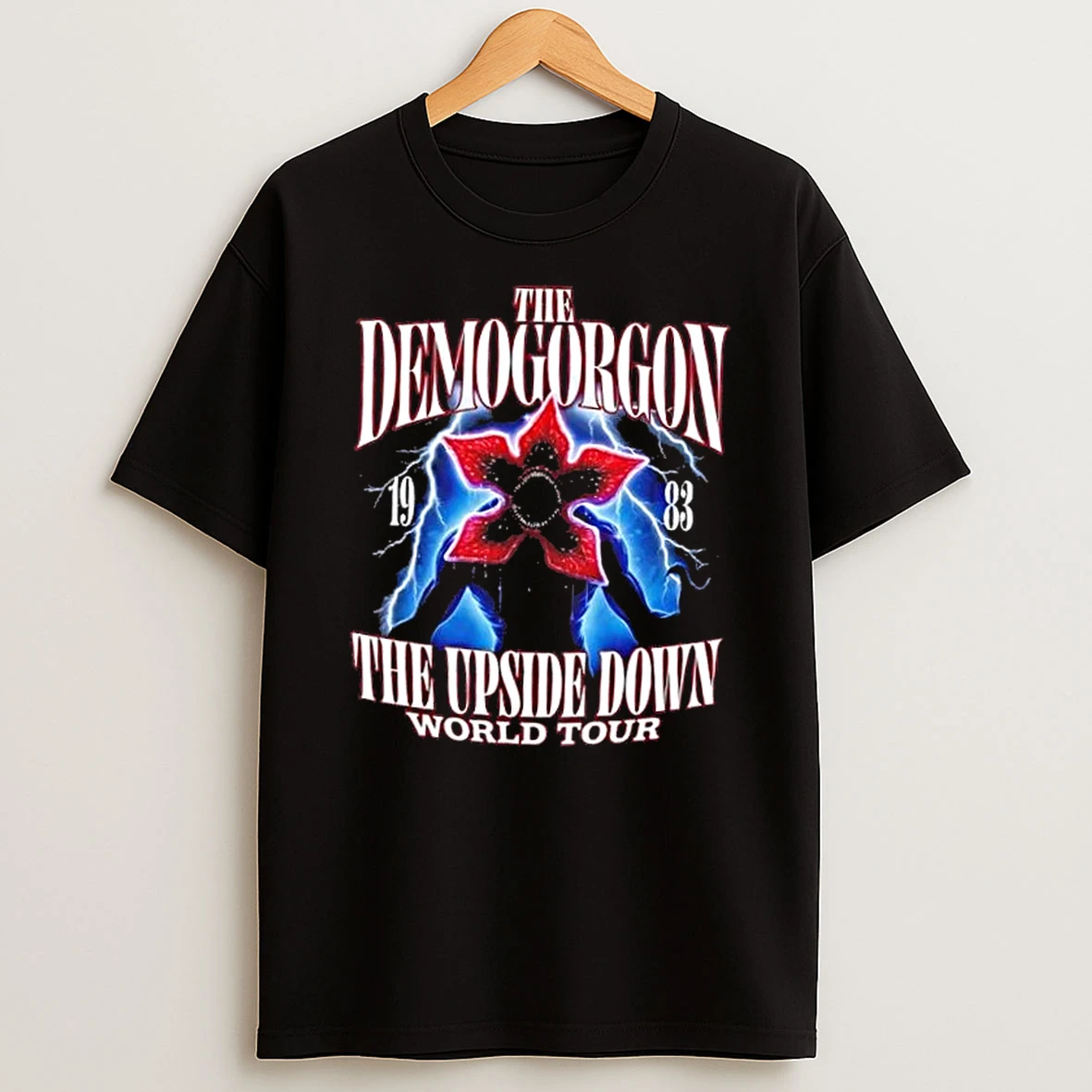 The Demogorgon The Upside Down World Tour T Shirt