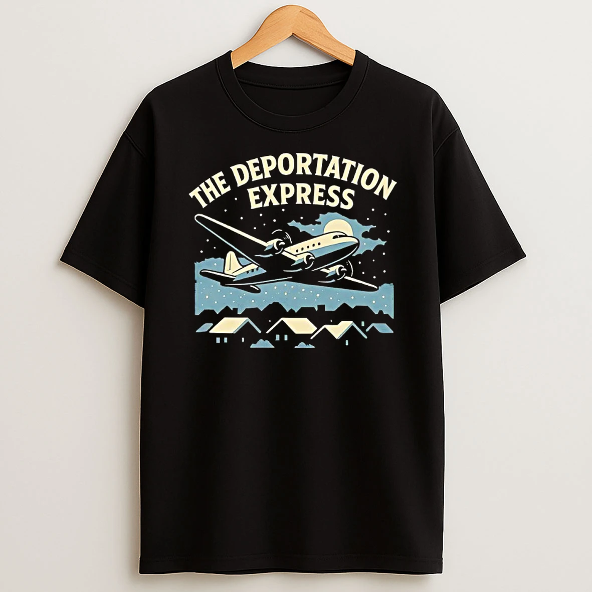 The Deportation Express Plane Vintage T Shirt