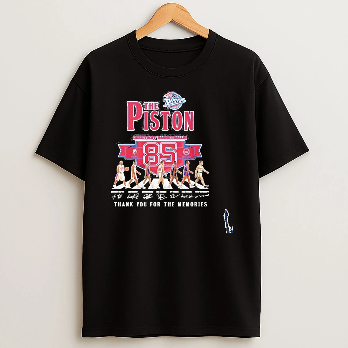 The Detroit Pistons Abbey Road 85th Anniversary T Shirt