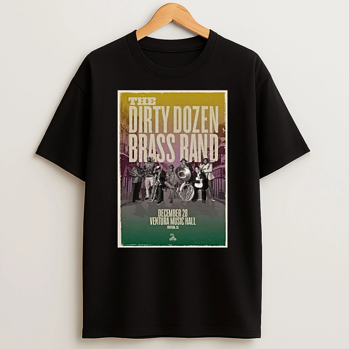The Dirty Dozen Brass Band December 28 2025 Ventura Ca T Shirt