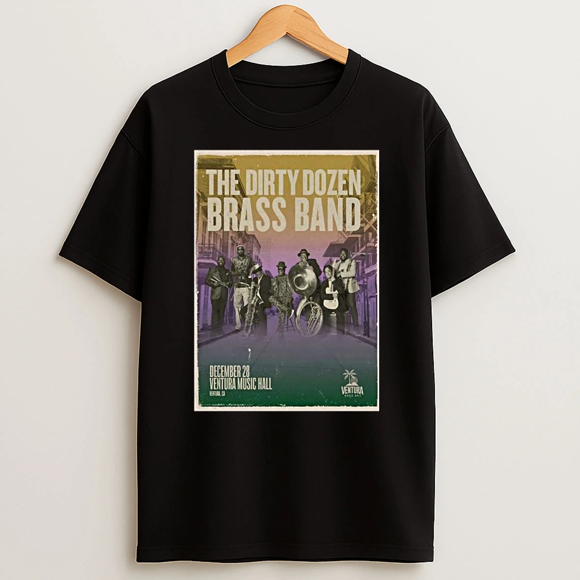 The Dirty Dozen Brass Band In Ventura Ca On December 28 2025 T Shirt