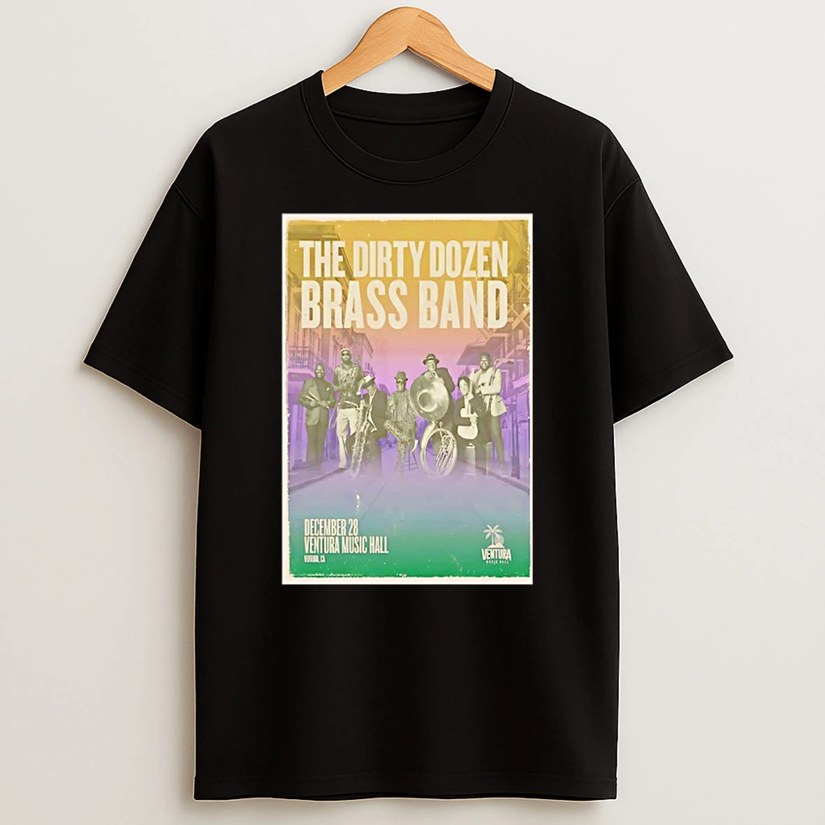 The Dirty Dozen Brass Band In Ventura Ca On Dec 28 2025 T Shirt