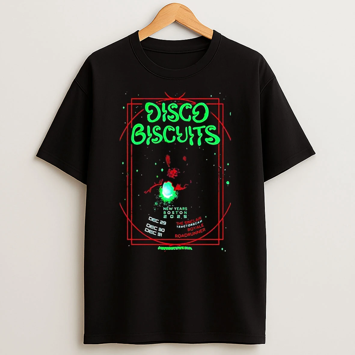 The Disco Biscuits Boston 2025 Nye On Dec 29th 31st T Shirt