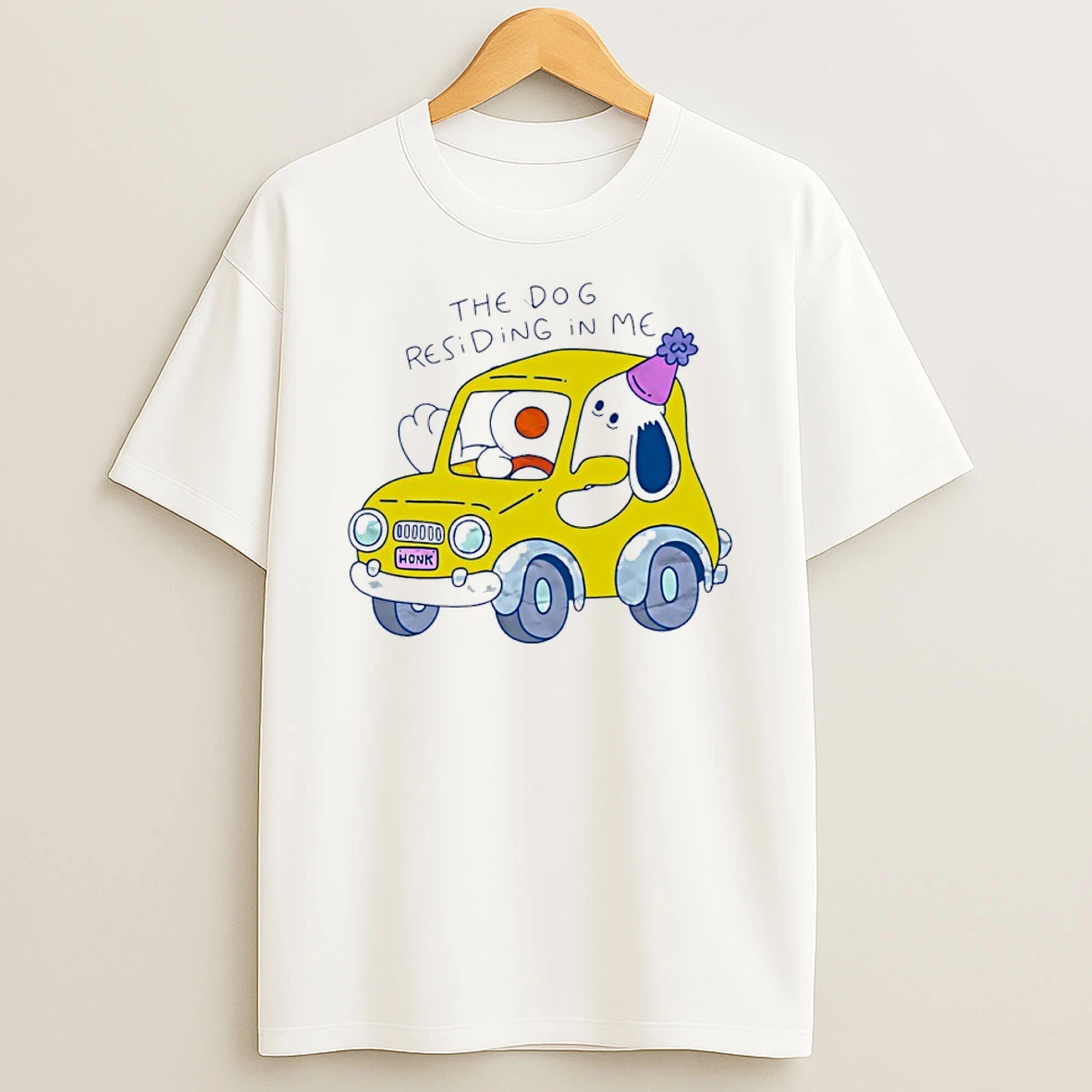 The Dog Residing In Me Cartoon T Shirt