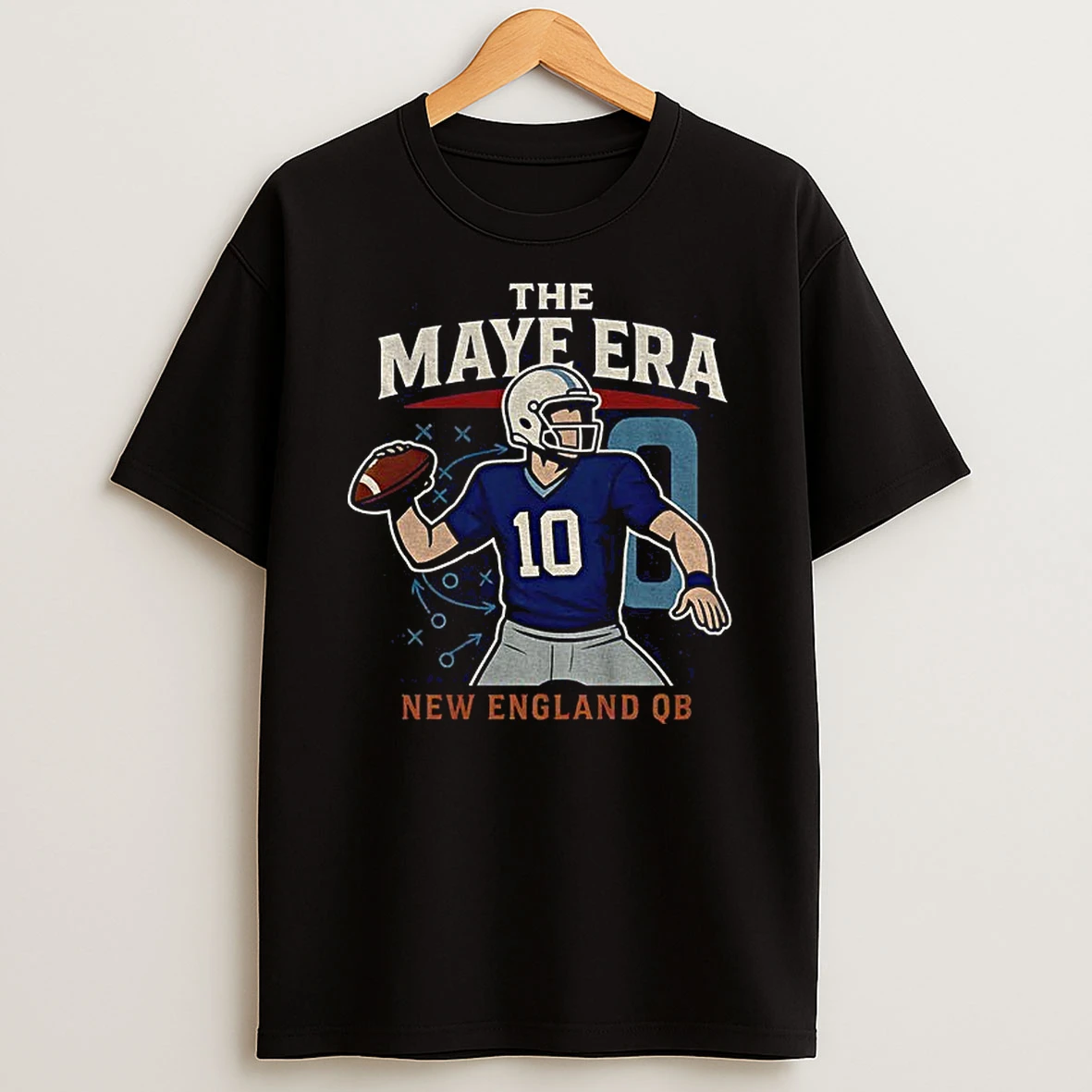 The Drake Maye Era New England Patriots Quarterback Nfl Football 2025 T Shirt