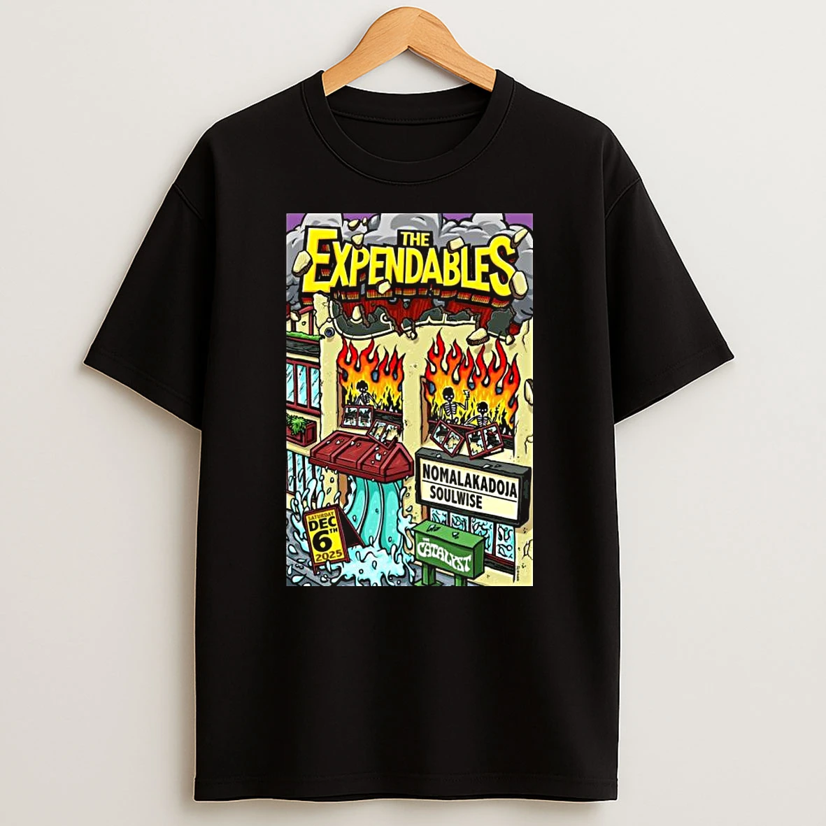 The Expendables December 6th 2025 Santa Cruz T Shirt