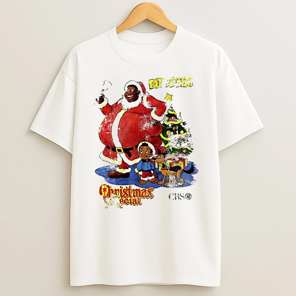 The Fat Albert Christmas Special 70s Cartoon Retro Graphic T Shirt