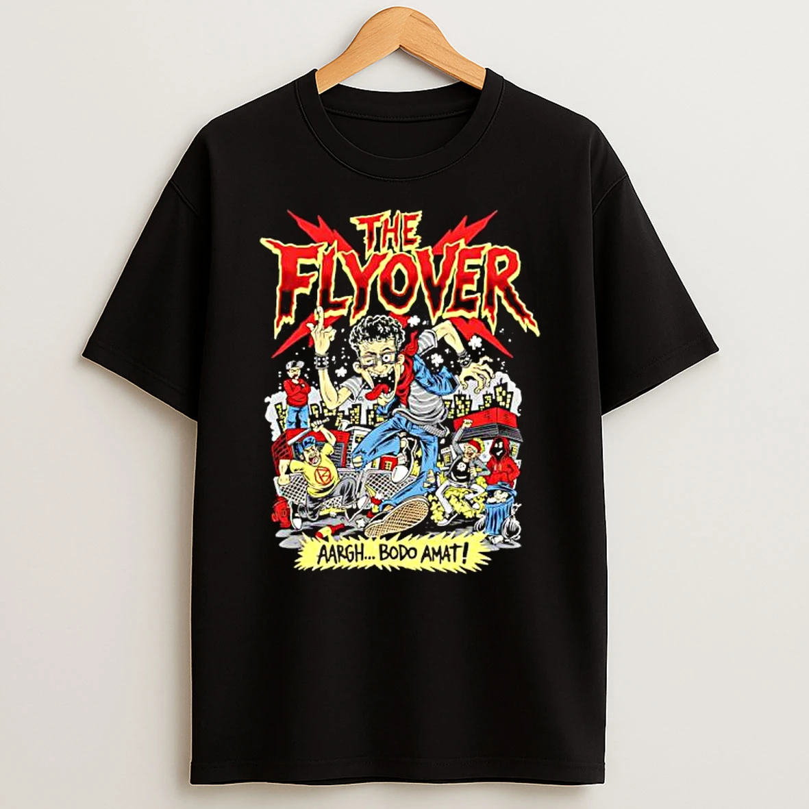 The Flyover Aargh Bodo Amat Graphic T Shirt