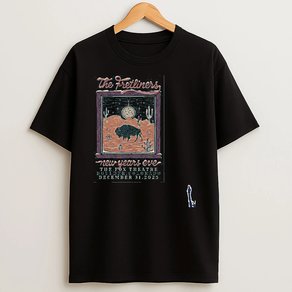 The Fretliners Dec 31 2025 Fox Theatre In Boulder Co T Shirt