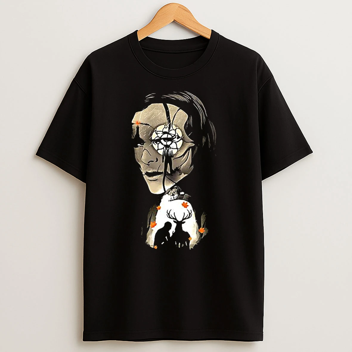The Gentle Monster Silhouettes Of People And Deer T Shirt