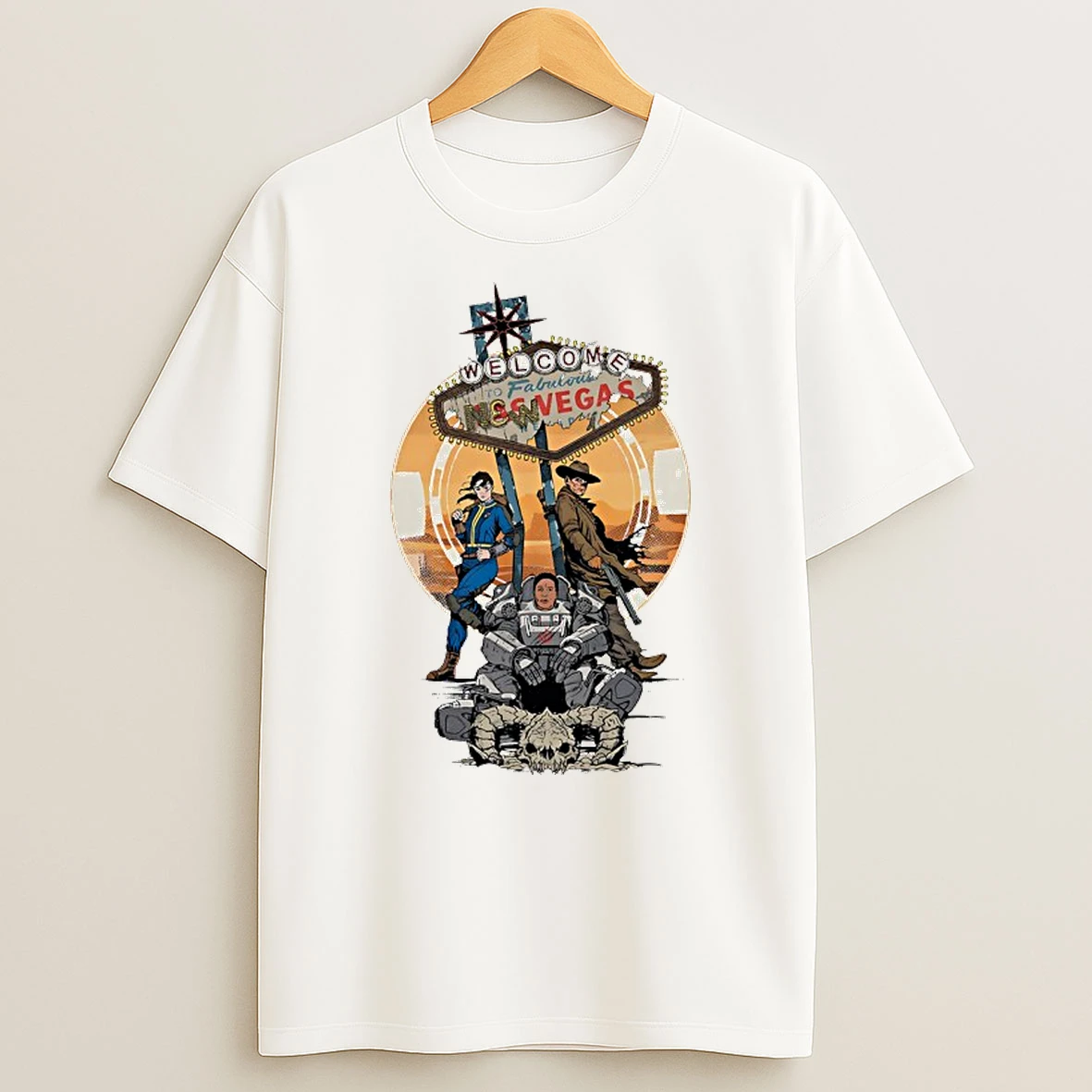 The Ghoul Lucy Maximus Fallout Welcome To Fabulous New Vegas T Shirt