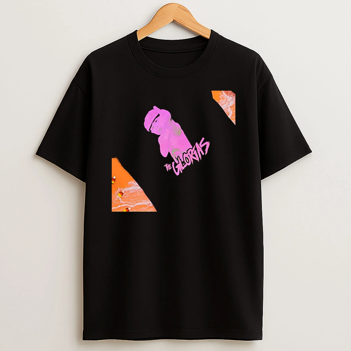 The Glorias Middle Finger Pink Boy Meme Womens T Shirt