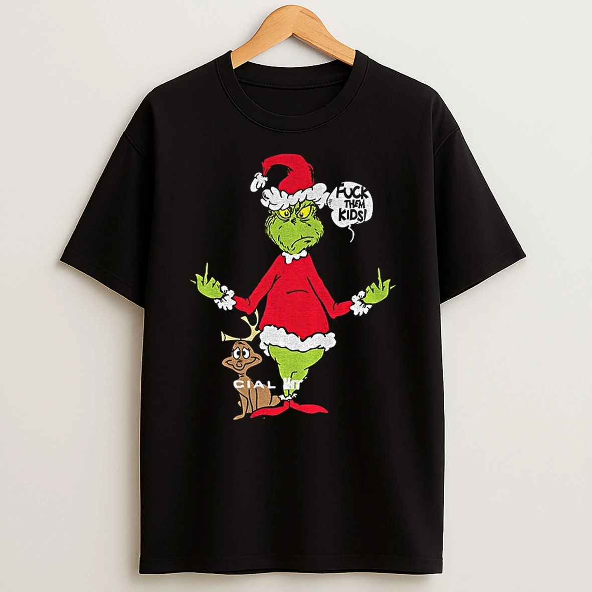 The Grinch And Max Fuck Them Kids Special Limited Edition Christmas T Shirt