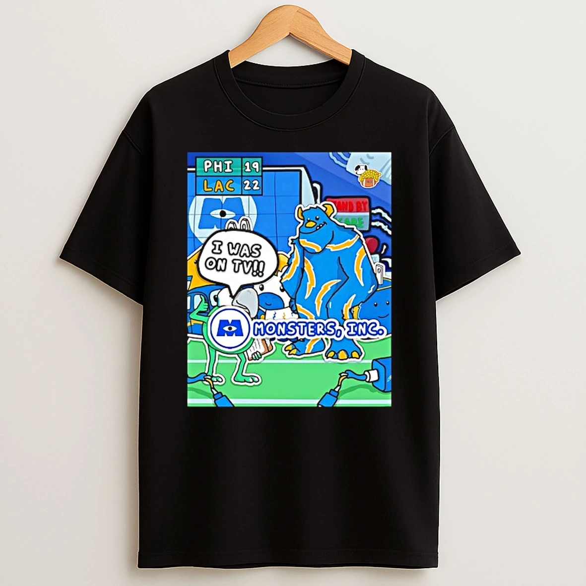 The Los Angeles Chargers Intercept The Win From The Philadelphia Eagles T Shirt