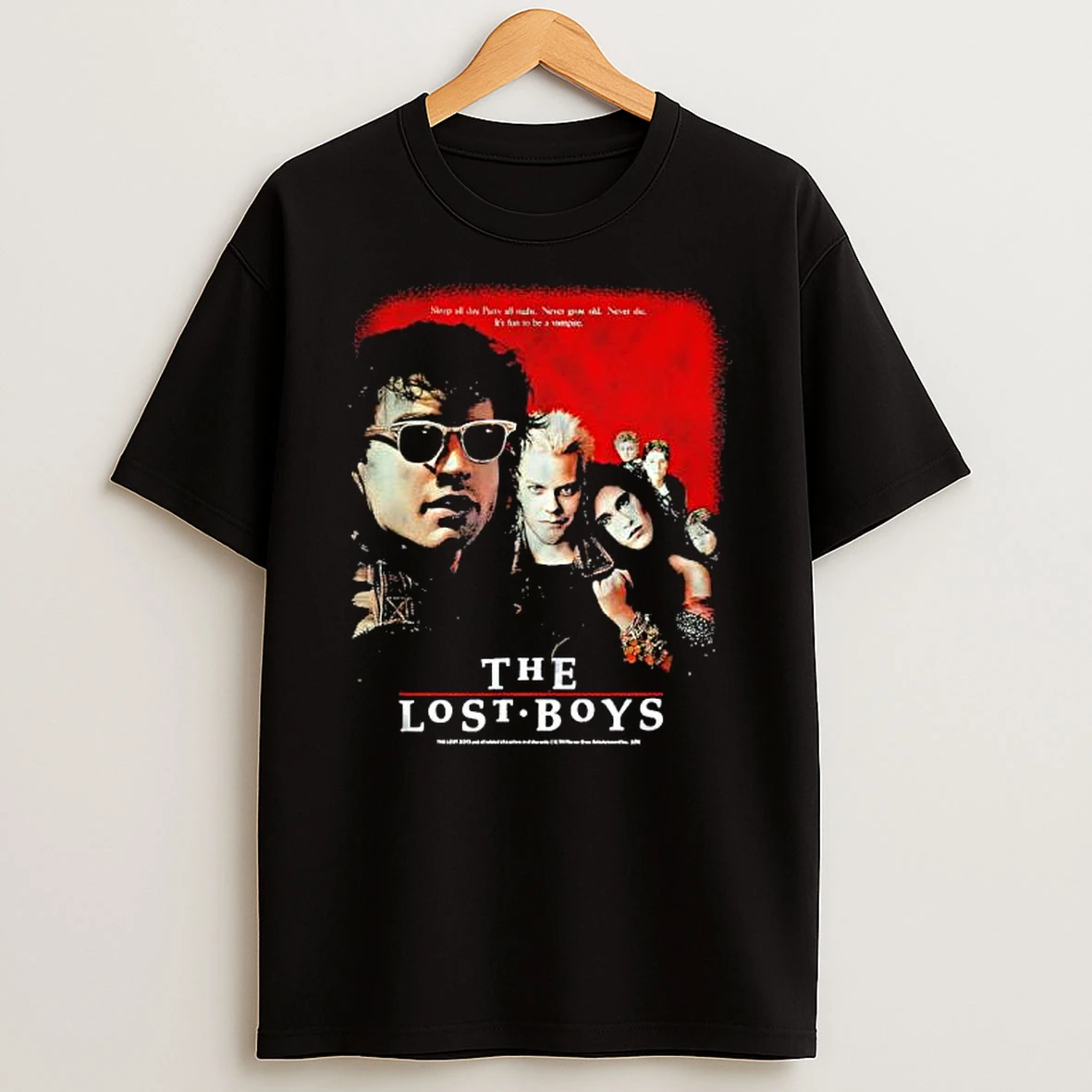 The Lost Boys Distressed Movie 80s Vampire Horror T Shirt