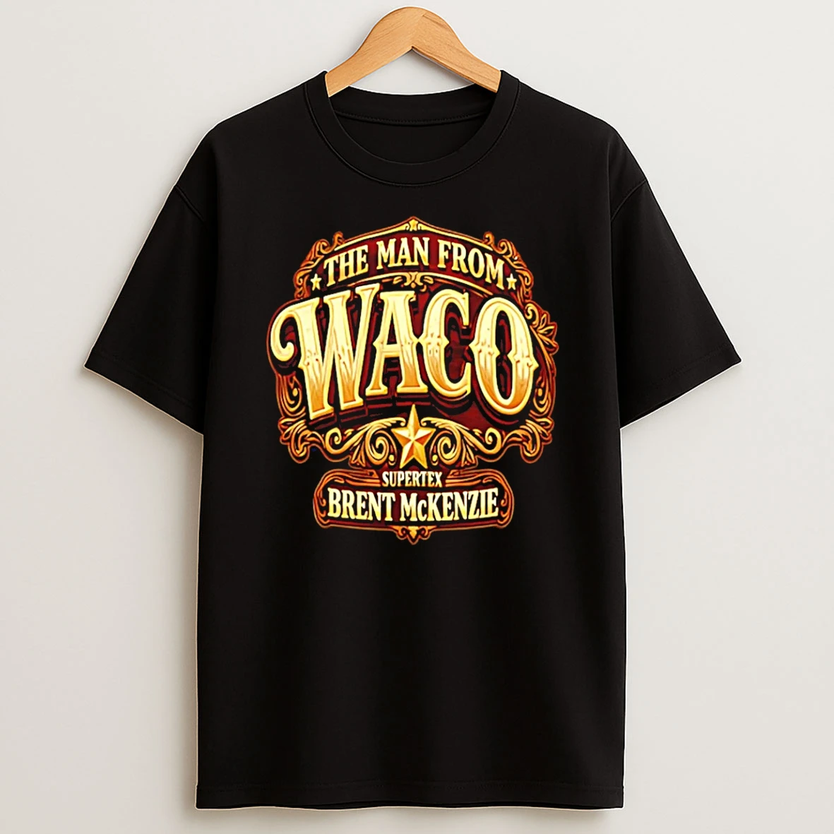 The Man From Waco Supertex Brent Mckenzie T Shirt