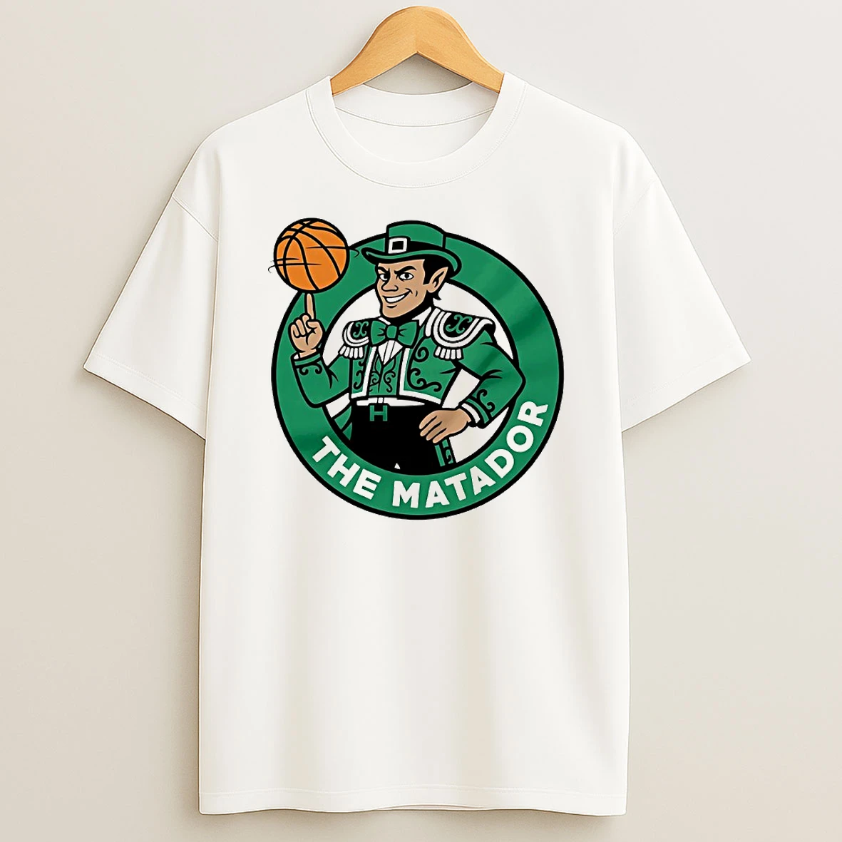 The Matador Boston Celtics Basketball Circle T Shirt