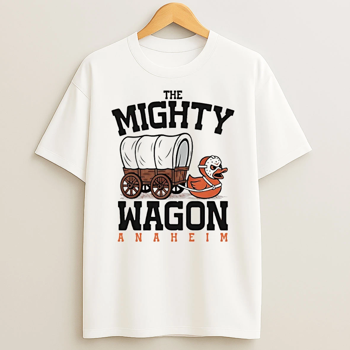 The Mighty Wagon Anaheim Ducks Circle T Shirt