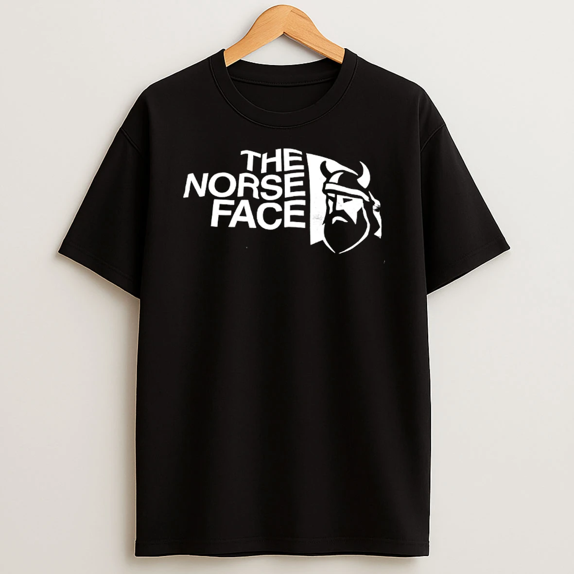 The Norse Face Graphic Parody T Shirt