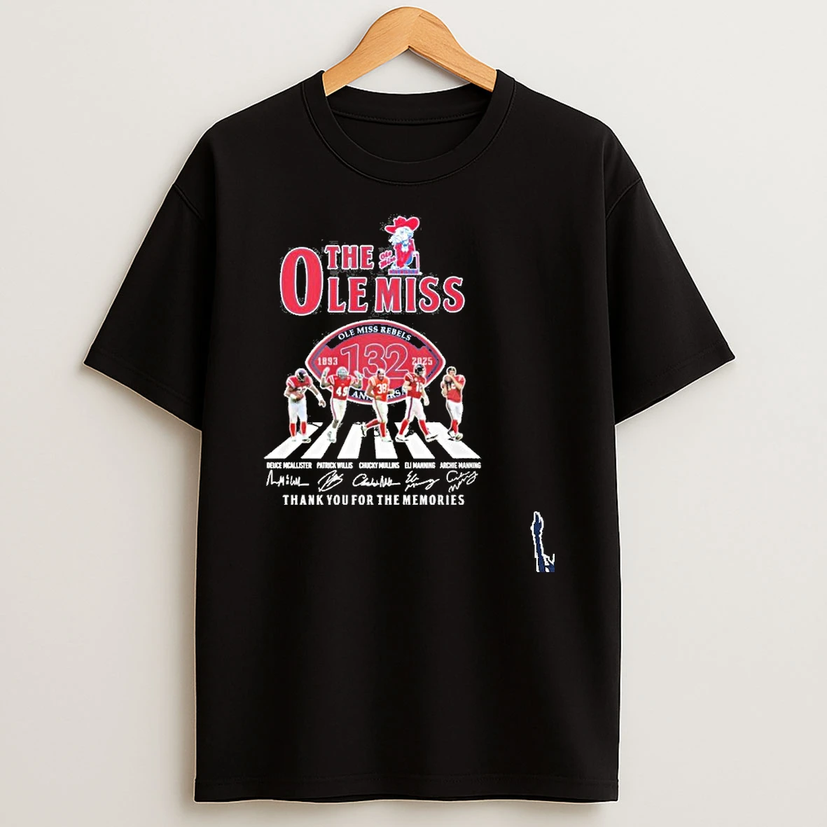 The Ole Miss Rebels Abbey Road 132th Anniversary 1893 2025 T Shirt
