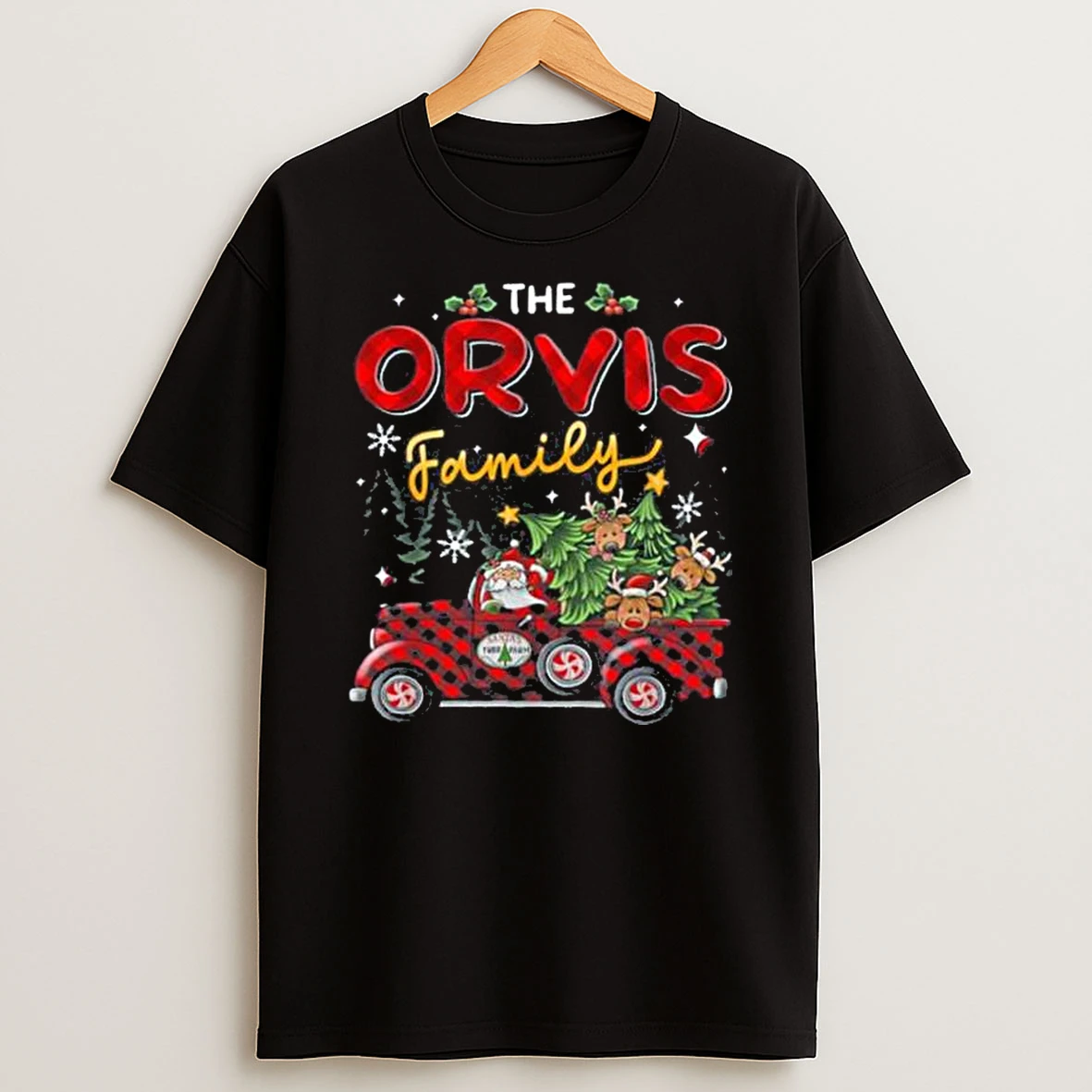 The Orvis Family Christmas Matching Pajamas Group T Shirt
