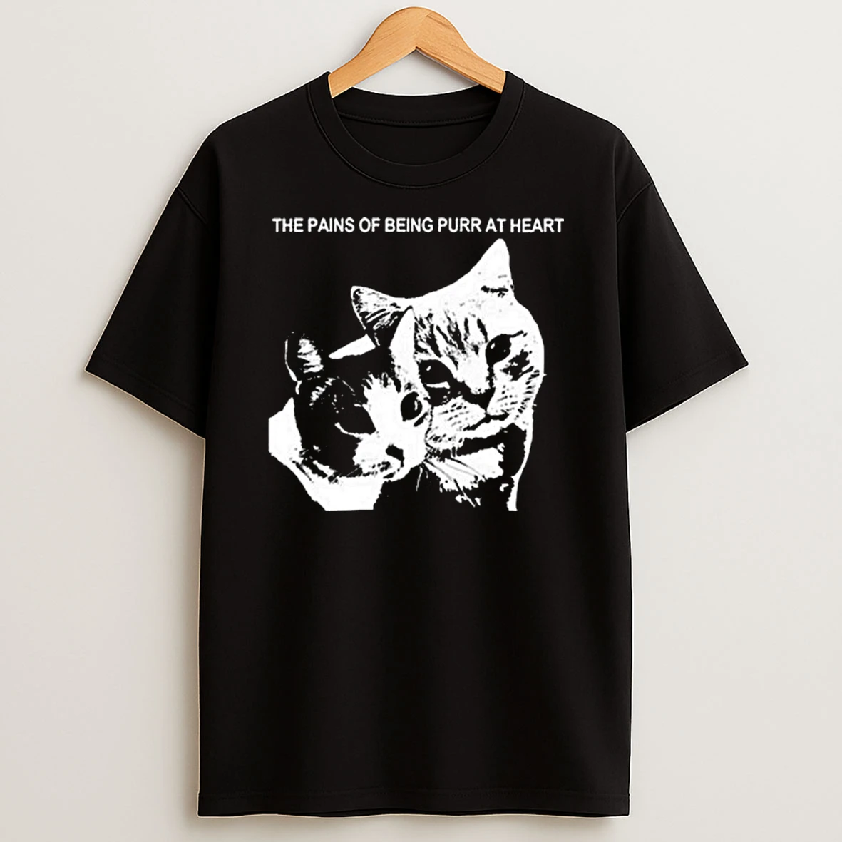 The Pains Of Being Purr At Heart Cat T Shirt