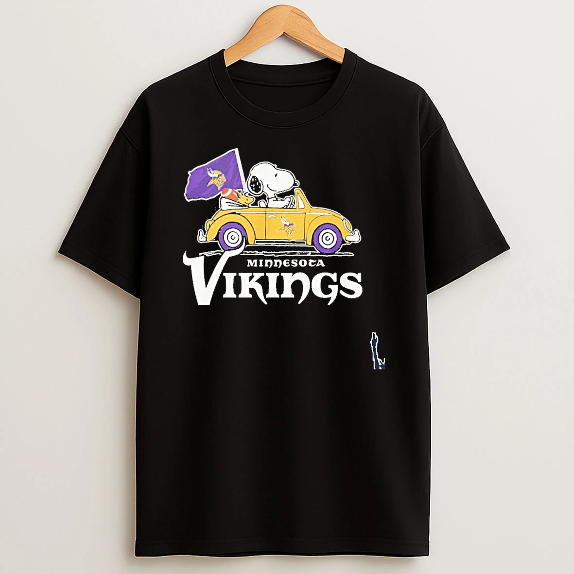 The Peanuts Driving Car X Minnesota Vikings 2026 T Shirt