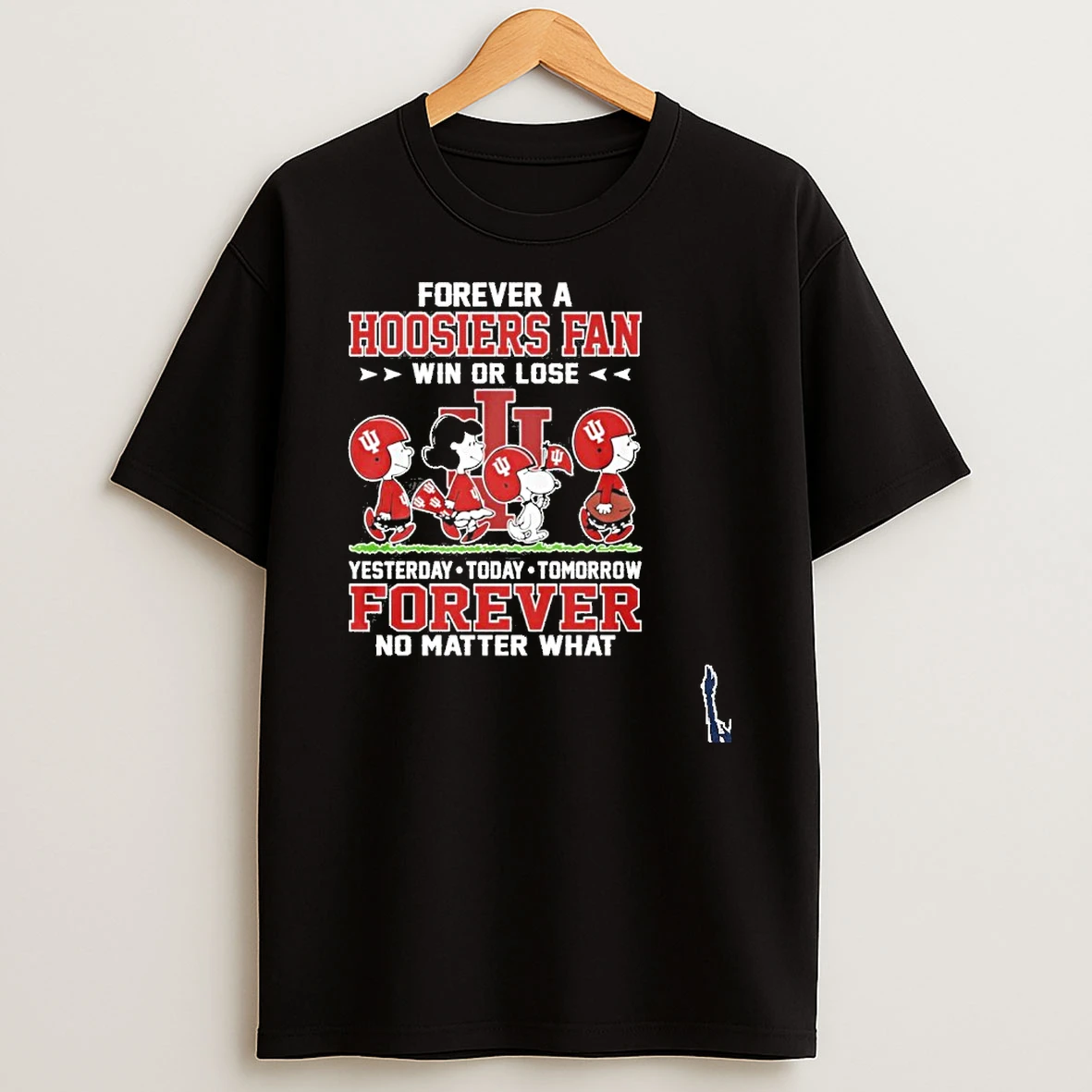 The Peanuts Forever A Indiana Hoosiers Fan Win Or Lose T Shirt