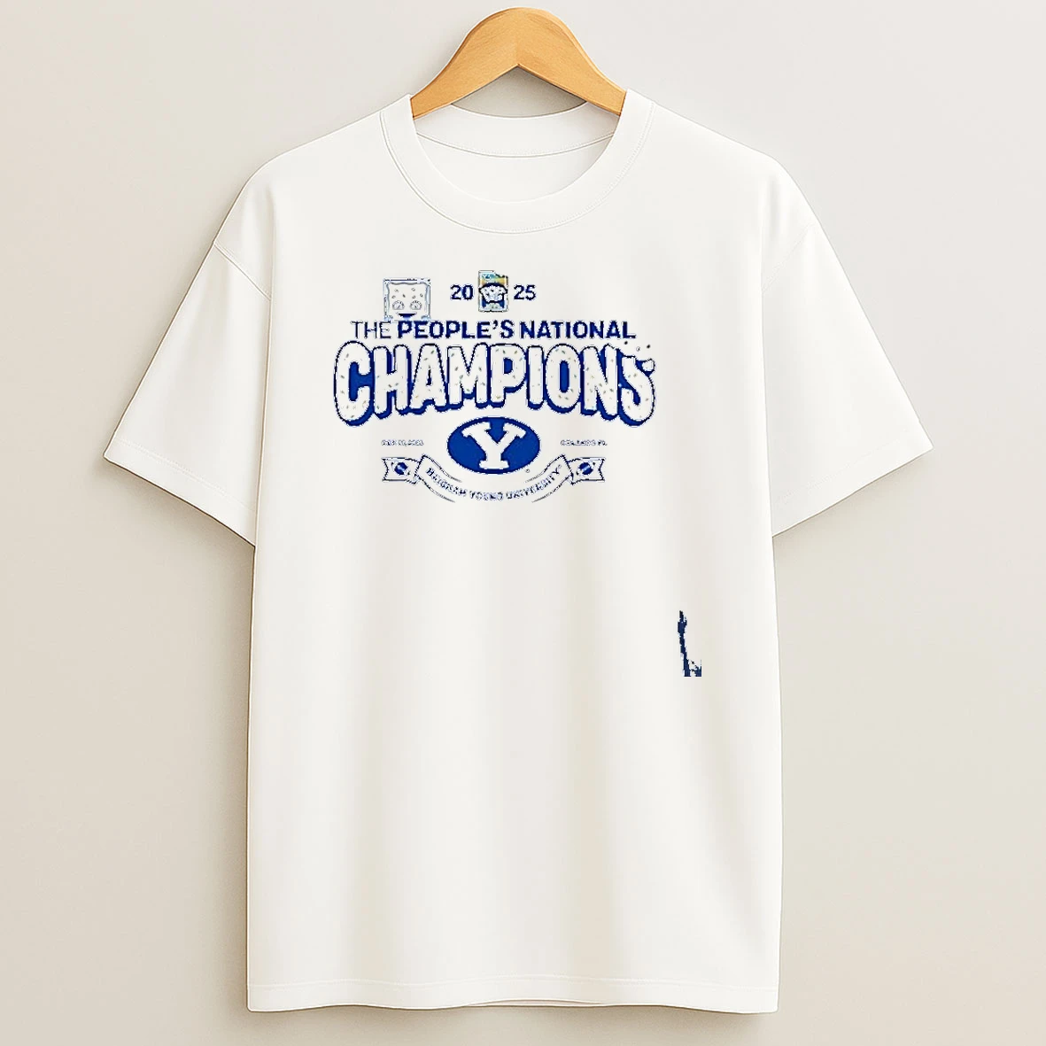 The Peoples National Byu Cougars 2025 Poptart Bowl Football Champions T Shirt