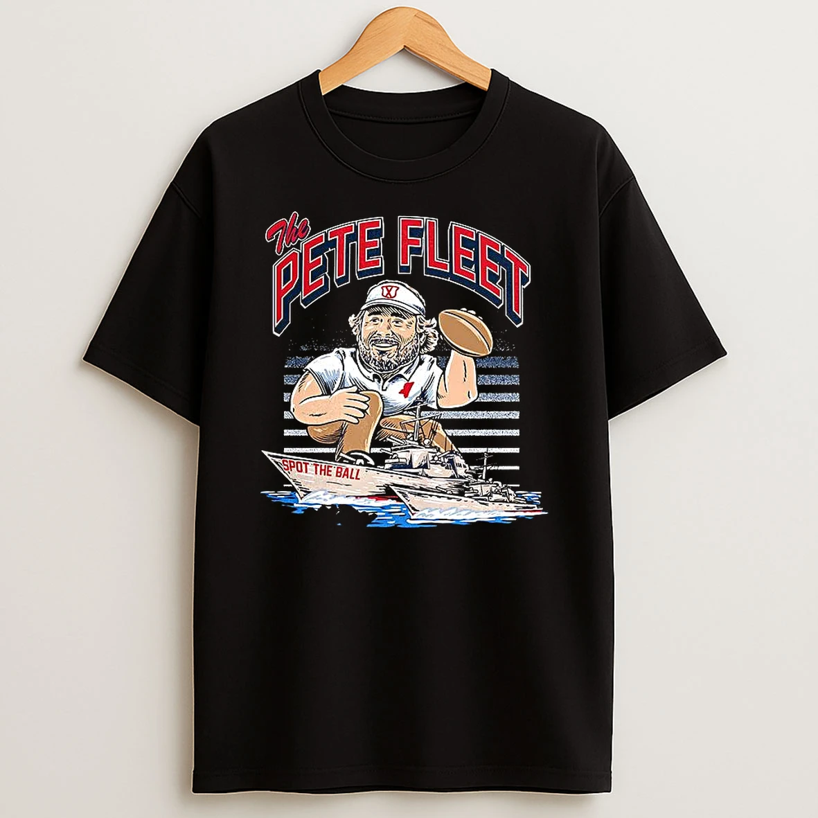 The Pete Fleet Pocket Spot The Ball Football Mascot T Shirt