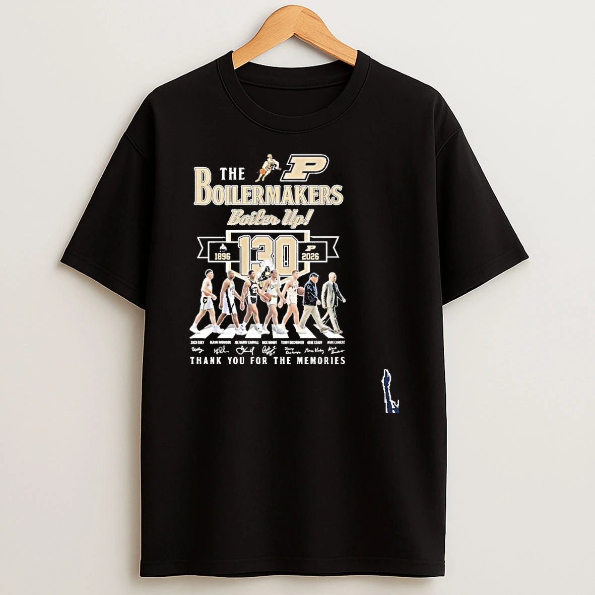 The Purdue Mens Basketball Abbey Road 130th Anniversary 1896 2026 T Shirt