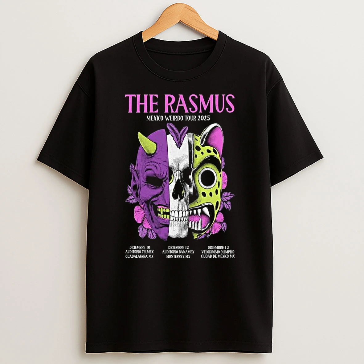 The Rasmus Mexico Tour December 2025 T Shirt