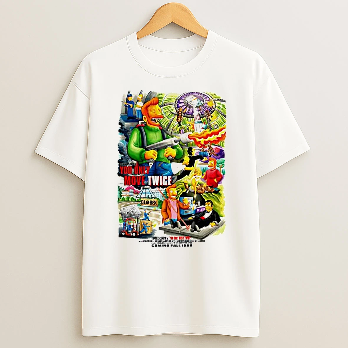 The Simpsons Episode You Only Move Twice Version T Shirt